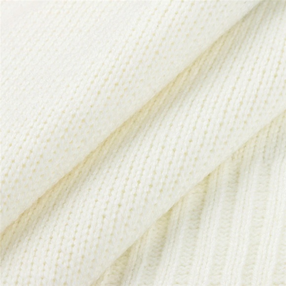 ๐คHP๐ค HEART ON YOUR SLEEVE White Knit Sweater - Picture 8 of 8